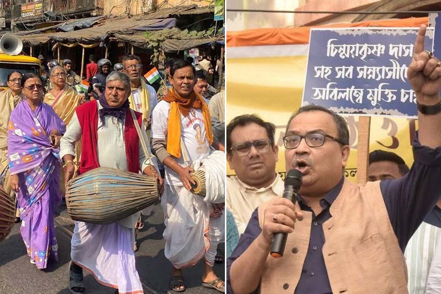বাংলাদেশ ইস্যুতে মোদি চুপ! প্রতিবাদে সর্বধর্ম সমন্বয়