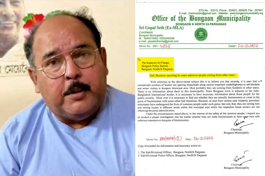 শাল ব্যবসার আড়ালে জঙ্গি অনুপ্রবেশ! তদন্তের জন্য পুলিশকে চিঠি বনগাঁর পুরপ্রধানের