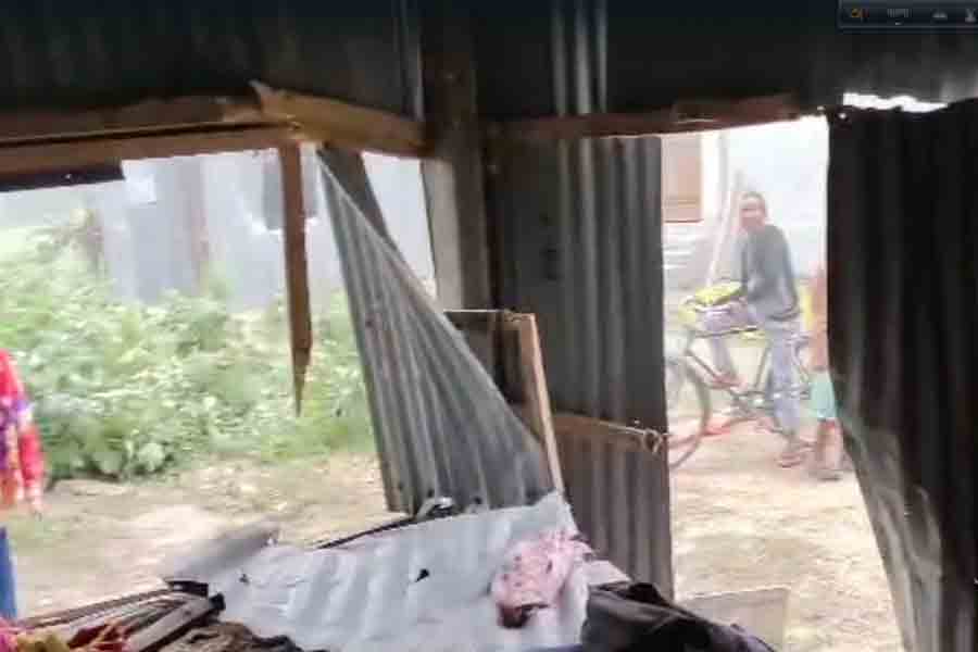 জলদাপাড়ায় ফের জোড়া হাতির হানা, তছনছ ঘরবাড়ি, আতঙ্কে এলাকাবাসী