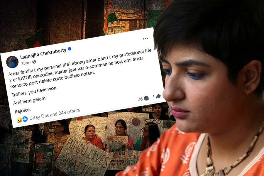 ‘হিন্দু মুসলিম’ মন্তব্যে চূড়ান্ত হেনস্তা, পোস্ট মুছতে বাধ্য হলেন লগ্নজিতা