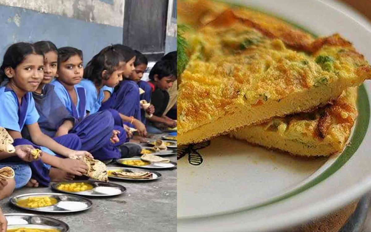 ডিমের দাম সাড়ে সাত! সিদ্ধ নয়, কাটা অমলেট পড়ুয়াদের পাতে