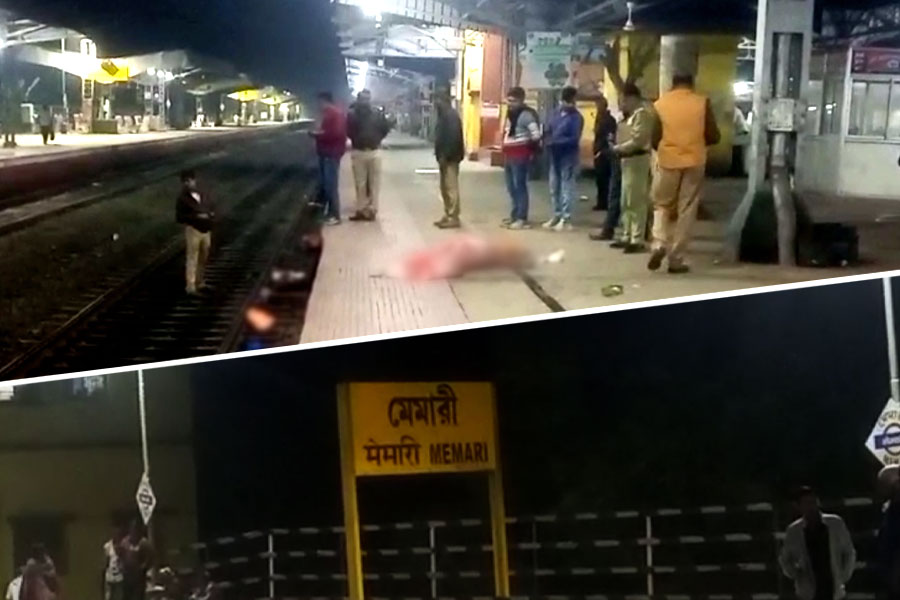 মেমারিতে ট্রেনের ধাক্কায় ছিন্নভিন্ন দুই বোনের দেহ
