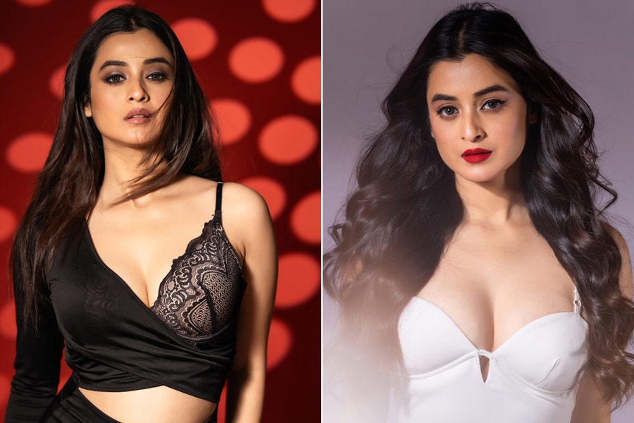 দর্শনার রূপের দর্পণ, সাদা-কালো পোশাকের জাদুতে নেটপাড়া মাতালেন নায়িকা