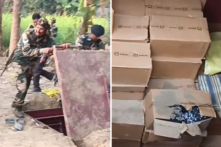 কৃষ্ণগঞ্জের বাঙ্কারে মিলল ৬২ হাজার বোতল কফ সিরাপ, বাজারদর প্রায় দেড় কোটি, বড় বার্তা বিএসএফের