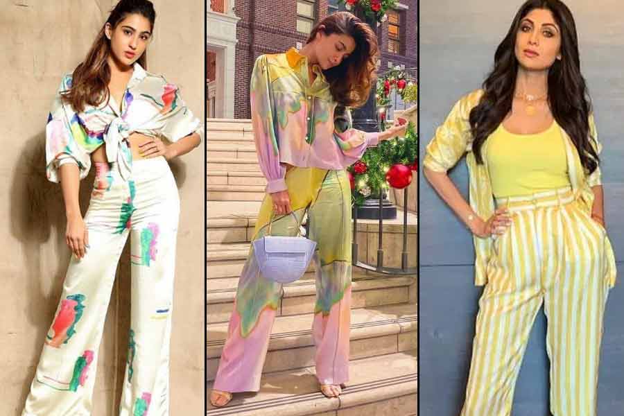 Co Ord Set in puja fashion