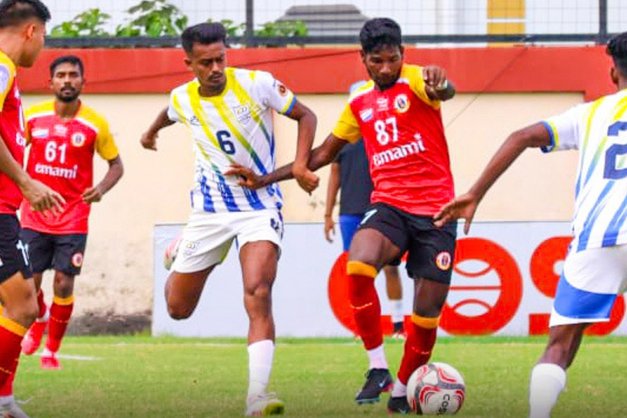 জর্জ টেলিগ্রাফকে চার গোল দিয়ে ঘরোয়া লিগে শীর্ষে ইস্টবেঙ্গল, বড় জয় ভবানীপুরেরও