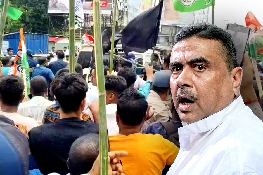 নবান্ন অভিযান: শুভেন্দুর বিরুদ্ধে FIR করতে চেয়ে হাই কোর্টে রাজ্য