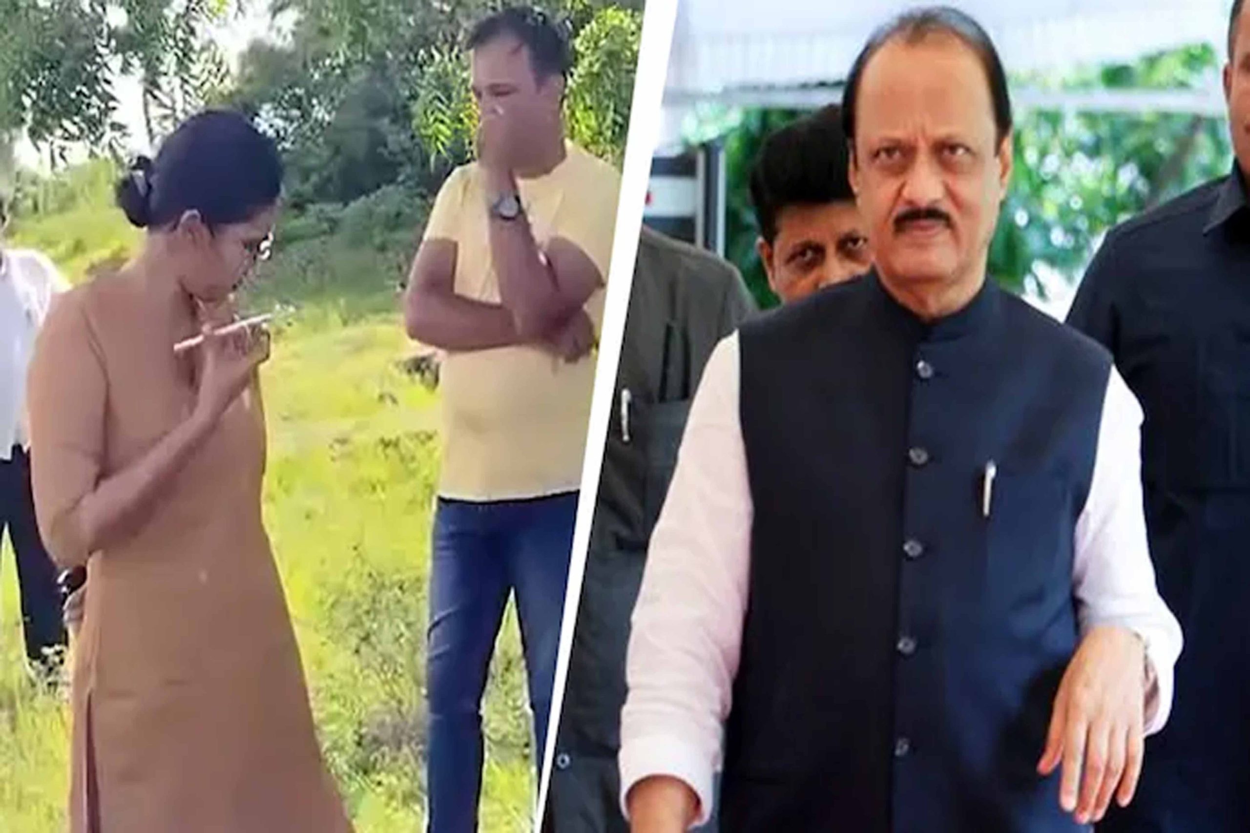 পুলিশের কাজে হস্তক্ষেপের অভিযোগ! ভাইরাল ভিডিও নিয়ে ‘ড্যামেজ কন্ট্রোলে’ অজিত পওয়ার