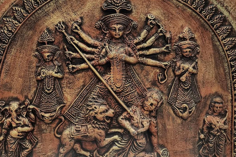 Probashe Durga Puja 2025: Durga Puja preparation in South Carolina, US