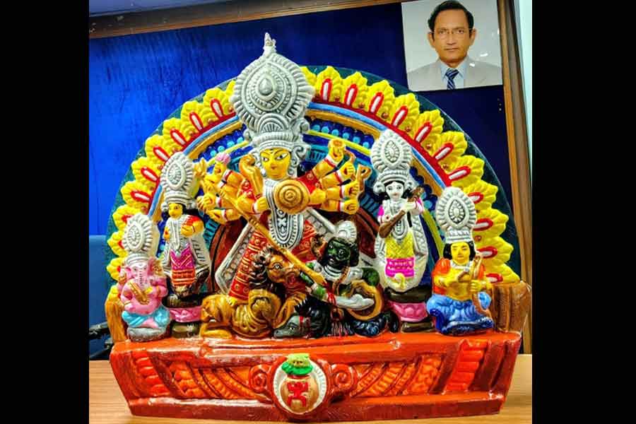 পুজোর চমক 3D দুর্গা, IEM-এর প্রিন্টিং ল্যাবের বিরাট সাফল্য
