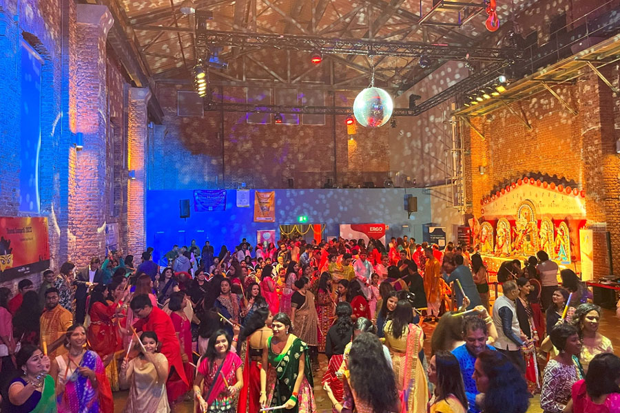 Probashe Durga Puja: Durga Puja preparation in Munich, Germany