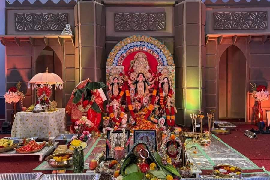 Probashe Durga Puja 2025: Durga Puja preparation in Toronto Canada