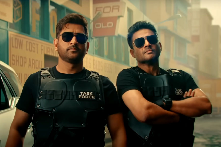 ঠাঁইঠাঁই গুলিবর্ষণ! মাধবনকে পাশে নিয়ে মারকাটারি অ্যাকশন, রুপোলি পর্দায় পা ধোনির?