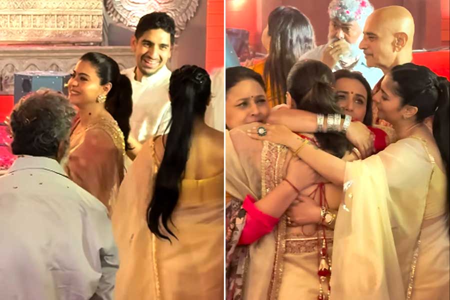প্রিয়জন হারানোর পর প্রথম পুজো রানি-কাজল-অয়নের, চোখের জলে ভাসল মুখোপাধ্যায় পরিবার
