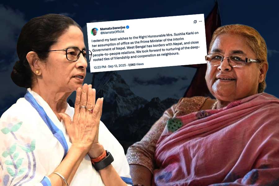 ‘দীর্ঘদিনের বন্ধুত্বের বাঁধন বাংলা-নেপালের’, অন্তর্বর্তী সরকারের প্রধান সুশীলাকে শুভেচ্ছা মমতার