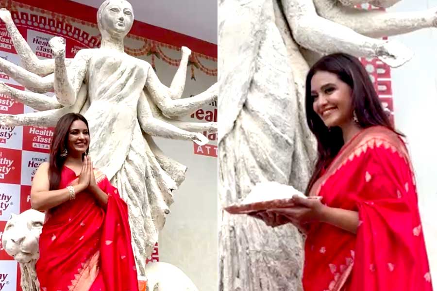 পুজোয় এবার চমক আটার দুর্গা, অভিনব উদ্যোগে শামিল অভিনেত্রী প্রিয়াঙ্কা
