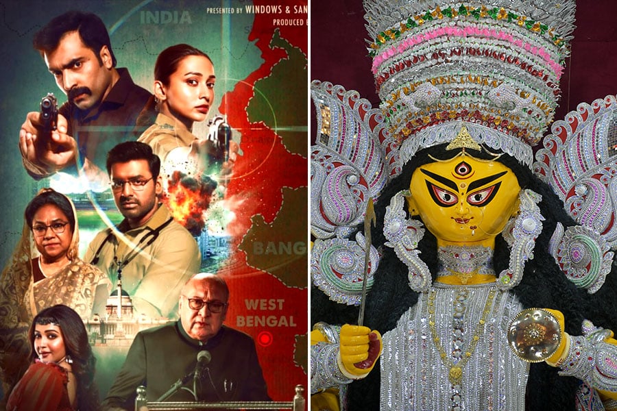 কম শো, তবু দাপট সর্বত্র! পুজোয় সব ছবিকে পিছনে ফেলে শীর্ষে ‘রক্তবীজ ২’