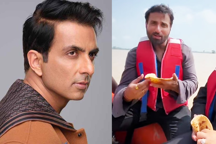 ‘বিপন্ন দেশের অন্নদাতারাই’, বানভাসি পাঞ্জাবে জনসেবায় ব্যস্ত সোনু সুদের এ কী হাল!