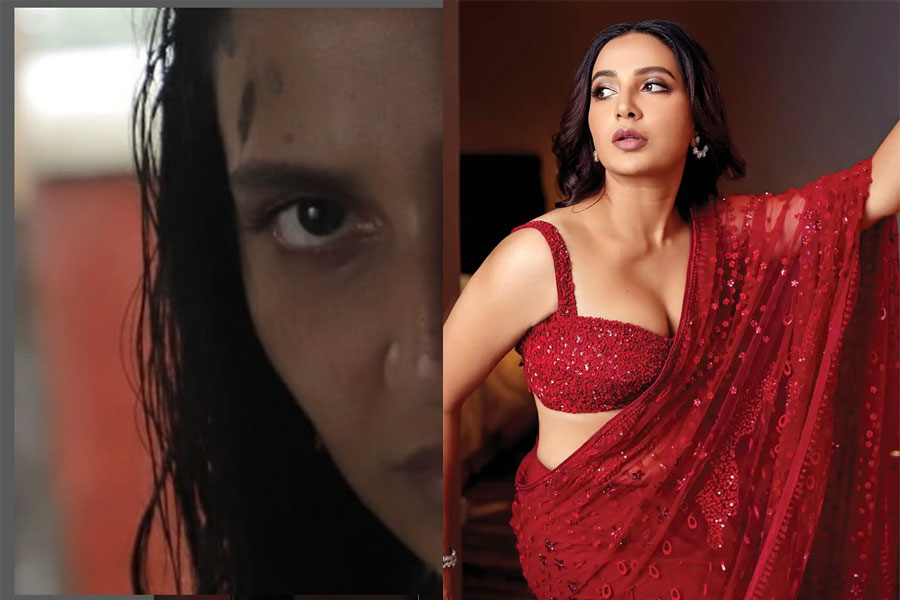 কপালে চোট, চোখে রাগ! এ কোন রূপে ধরা দিলেন শুভশ্রী?