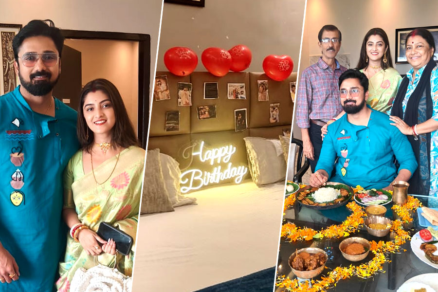 বিয়ের পর রুবেলের প্রথম জন্মদিন, শুটিং ছেড়ে হেঁশেলে ব্যস্ত শ্বেতা