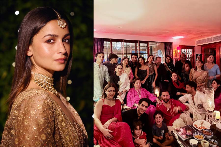 ‘শেষ দীপাবলি’ উদযাপনে মনখারাপ আলিয়ার, সামলালেন ননদ করিশ্মা-করিনা!