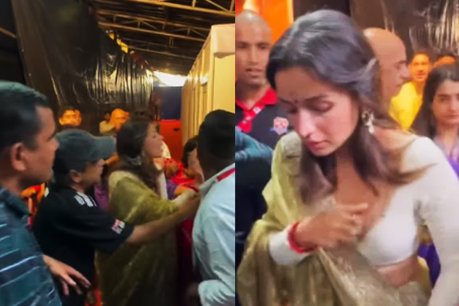 দুর্গাপুজোর মণ্ডপে আলিয়া ভাটকে টেনে-হিঁচড়ে…! অনুরাগীর কাণ্ডে হতভম্ব খোদ নায়িকা