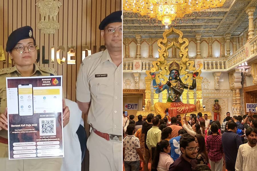 কালীপুজোয় বিশৃঙ্খলা সামলাতে ‘দাবাং’ বারাসত পুলিশ! গ্রেপ্তার দু’শোরও বেশি