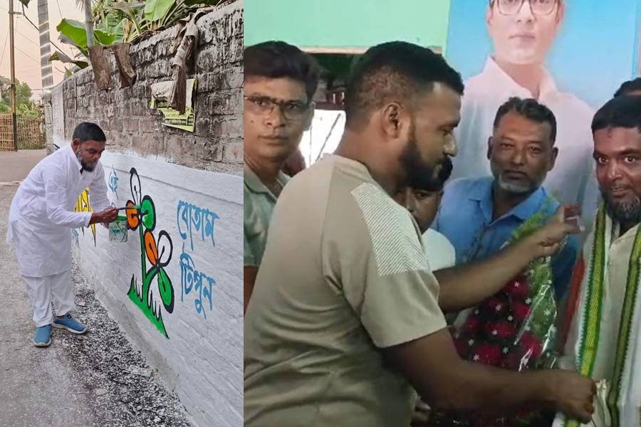 নতুন ব্লক সভাপতির নাম ঘোষণা হতেই দেওয়াল লিখন, বসিরহাটে ভোট প্রস্তুতি শুরু তৃণমূলের