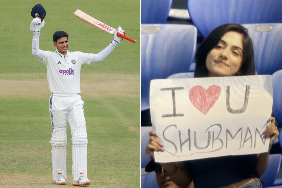 ‘তোমাকে ভালোবাসি…’, দিল্লি টেস্টের মাঝে গিলকে ‘প্রপোজ’ করে ভাইরাল সুন্দরী