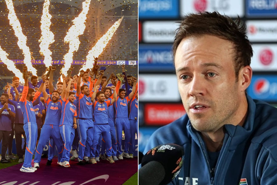 ‘খেলায় রাজনীতির জায়গা নেই…’, ভারত ট্রফি না নেওয়ায় ‘ক্ষুব্ধ’ ডিভিলিয়ার্স!