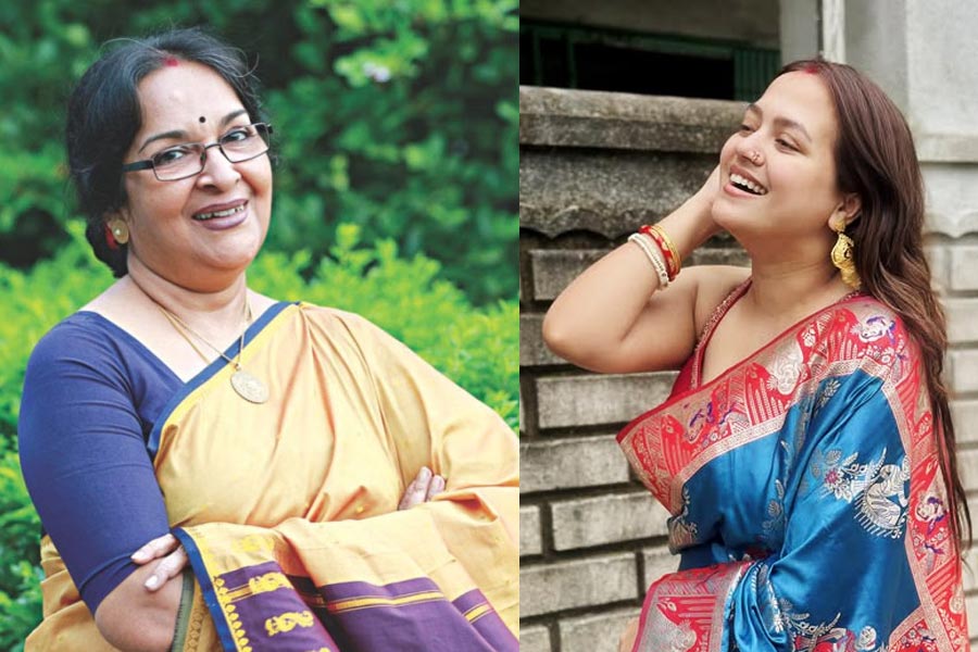 ‘শাড়িটাও পরা যায় অশ্লীলভাবে…’, অহনার মন্তব্য উসকে দিল মমতাশঙ্কর বিতর্ক?