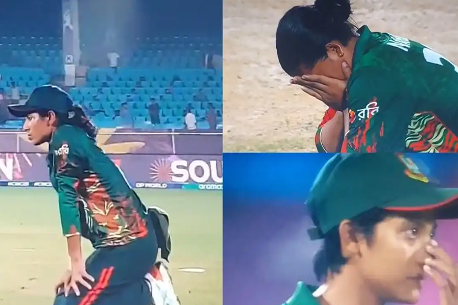 শেষ ওভার পর্যন্ত লড়েও হার, বিশ্বকাপ থেকে কার্যত বিদায়ের পর কান্নায় ভাসল বাংলাদেশ ব্রিগেড