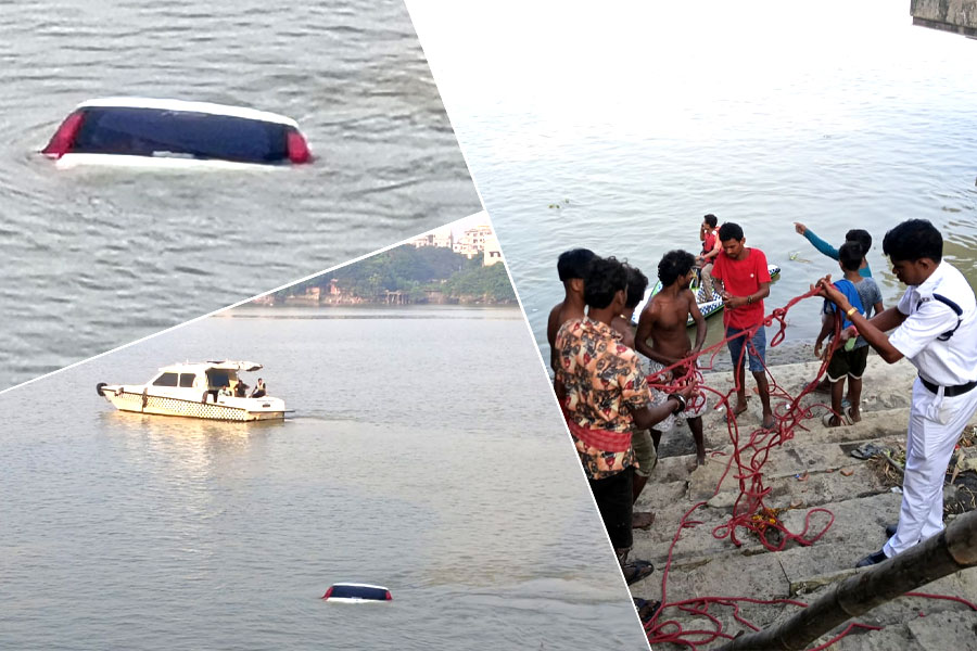 নিমতলা মহাশ্মশানে দুর্ঘটনা! গঙ্গায় ডুবে গেল আস্ত গাড়ি, শোরগোল এলাকায়