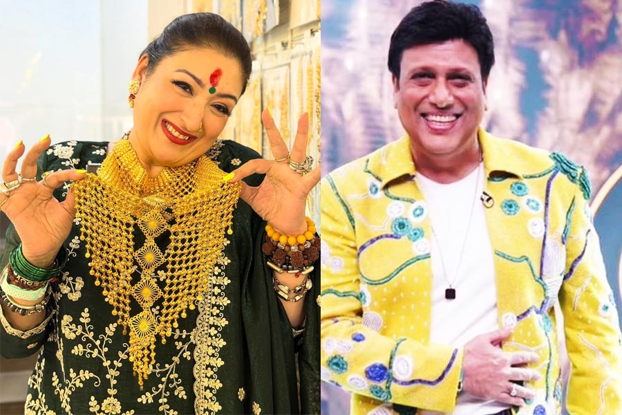 কীসের ডিভোর্স? করবা চৌথে বউকে সোনায় মুড়লেন গোবিন্দা, উপহার পেয়ে ‘সোনায় সোহাগা’ সুনীতা