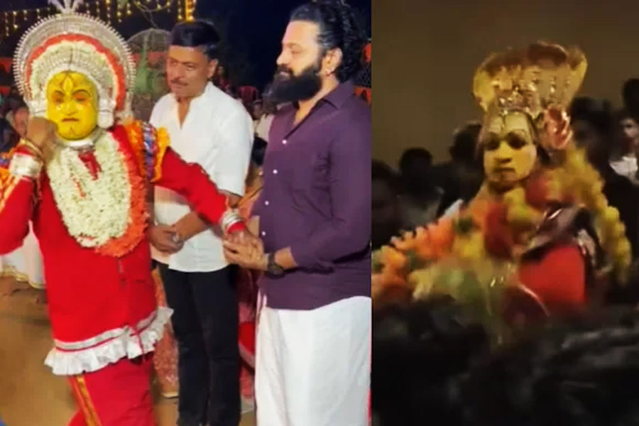‘কান্তারা’ দেখতে প্রেক্ষাগৃহে ‘দৈব সাজে’ ভক্ত! নেটপাড়ার চোখরাঙানি ‘ঈশ্বরকে নিয়ে ঠাট্টা নয়’