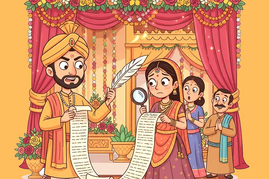 জোরে গানে ‘না’, ছবি তোলায় বাড়াবাড়িতে ছাড়তে হবে আসর! আজব শর্তে বিয়ে যুবকের