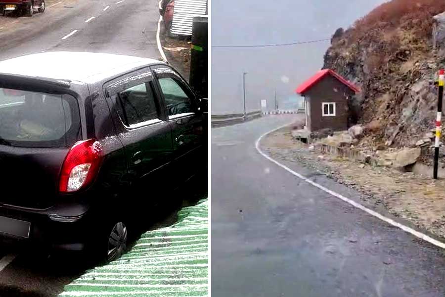 পূর্ব সিকিমে তুলোর মতো ঝরছে বরফ, উত্তরে ভারী তুষারপাতের সতর্কতা, দেখুন ছবি…