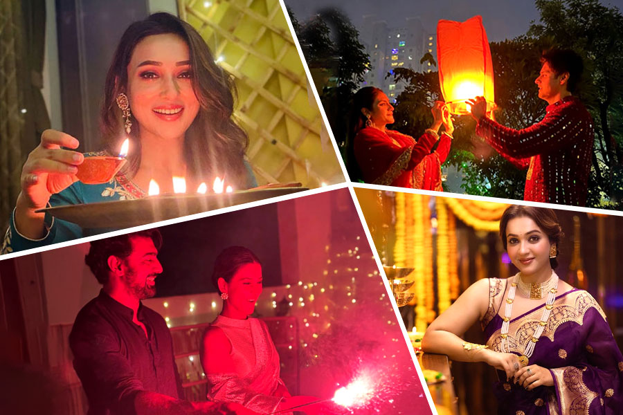 দীপাবলিতে আরও কাছাকাছি দেব-রুক্মিণী, ফানুস ওড়ালেন ‘যশরত’, দেখুন টলিপাড়ার অ্যালবাম