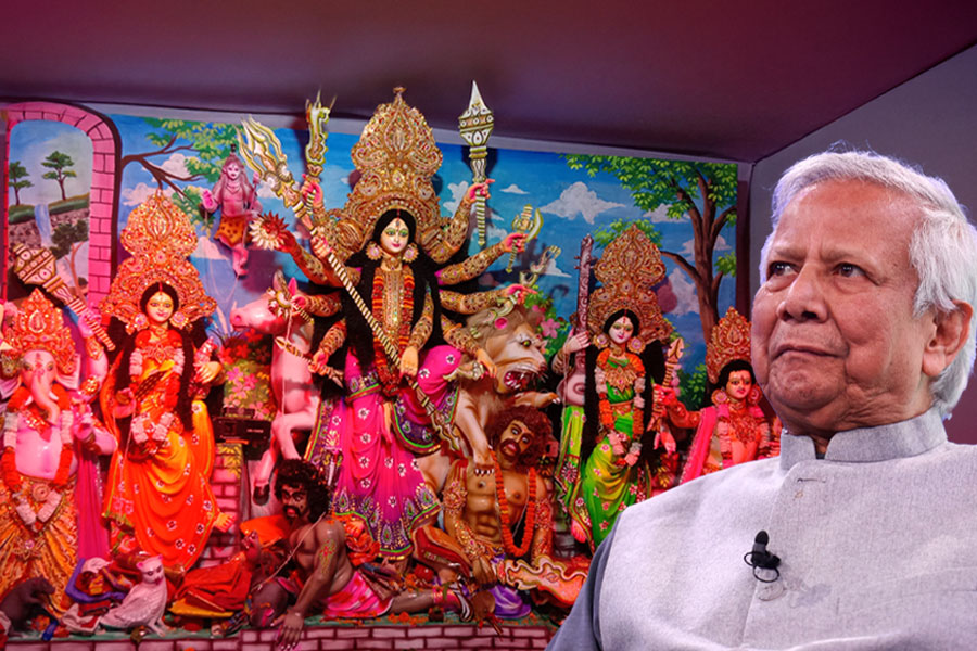 বাংলাদেশে আটশো মণ্ডপে অসুরের মুখে দাড়ি, তদন্তের নির্দেশ ইউনুস প্রশাসনের