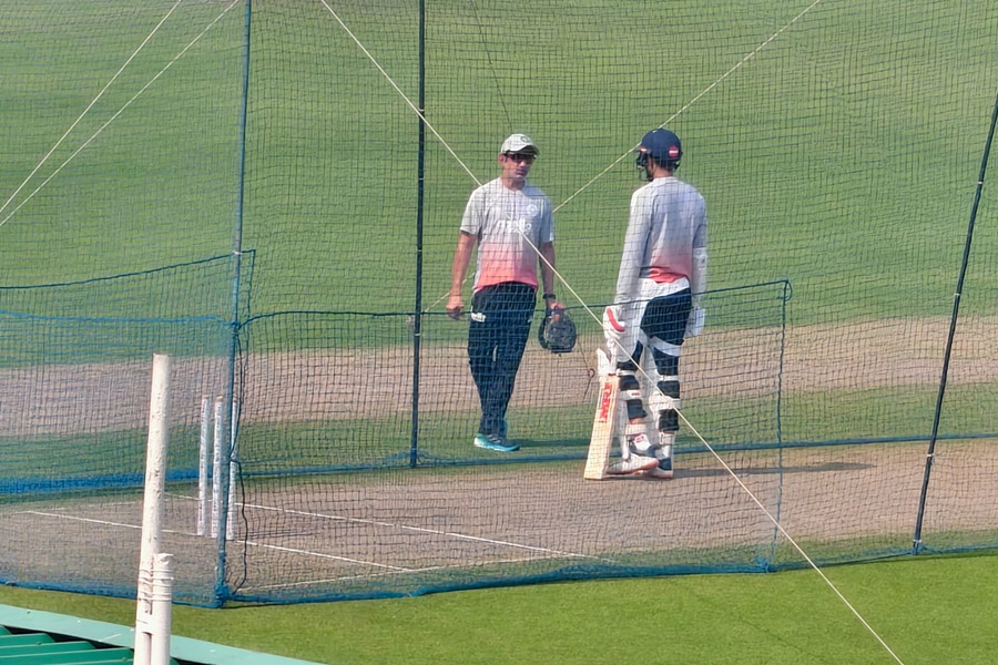 Subhmaan Gill's special practice to face spinners at Eden Gardens 