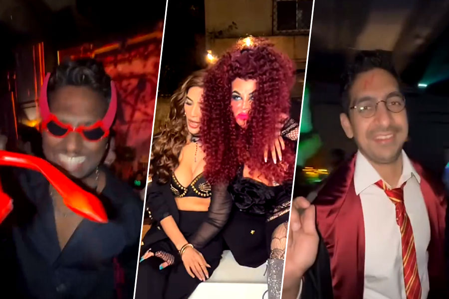 কেউ ব্যান্ডেজ ভূত, কেউ বা উলভারিন, দেখুন বলিউডের কিম্ভূত হ্যালোইন পার্টির অ্যালবাম