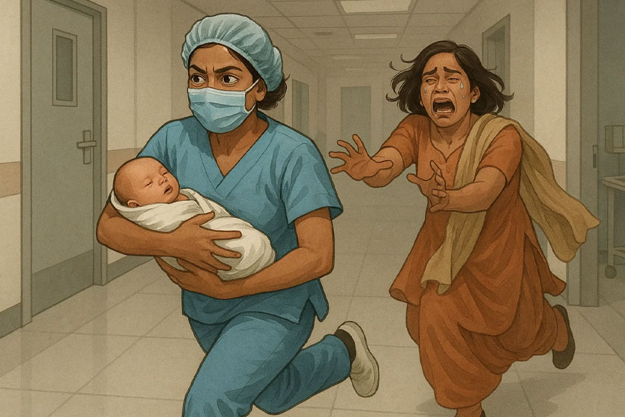 নার্স পরিচয়ে মায়ের সঙ্গে আলাপ, খাস কলকাতার শিশু হাসপাতাল থেকে বাচ্চা নিয়ে উধাও মহিলা!