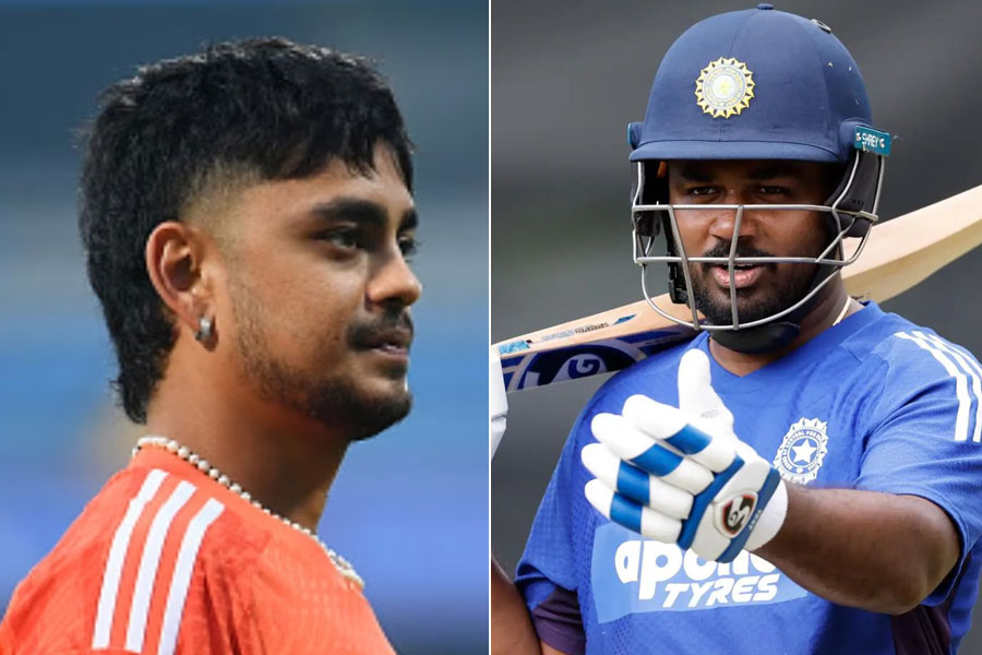 বিধ্বংসী সেঞ্চুরিতে কামব্যাকের লড়াই ঈশানের, মুস্তাক আলিতে ঝড় তুললেন সঞ্জুও
