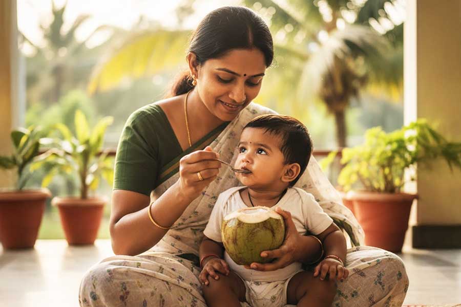 উপকারী ভেবে মাঝেমধ্যেই একরত্তিকে খাওয়াচ্ছেন ডাবের জল? জানুন শিশু বিশেষজ্ঞের মত