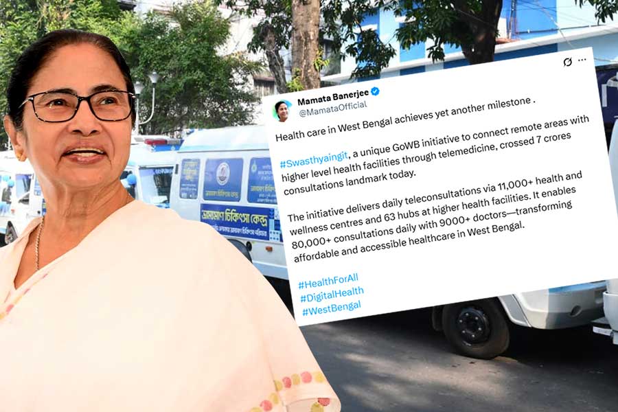 গ্রামীণ এলাকার স্বাস্থ্য পরিষেবায় মাইলস্টোন! টেলিমেডিসিনের ‘সাফল্যে’ আপ্লুত মমতা