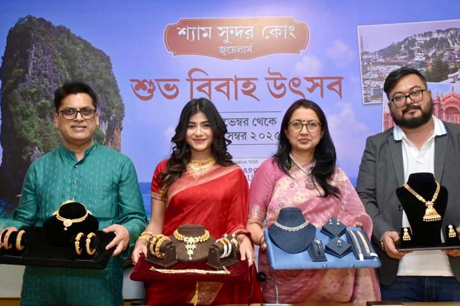 শ্যাম সুন্দর কোং জুয়েলার্সে শুরু ‘শুভ বিবাহ উৎসব’, সোনা ও হিরের গয়নার নতুন সম্ভার
