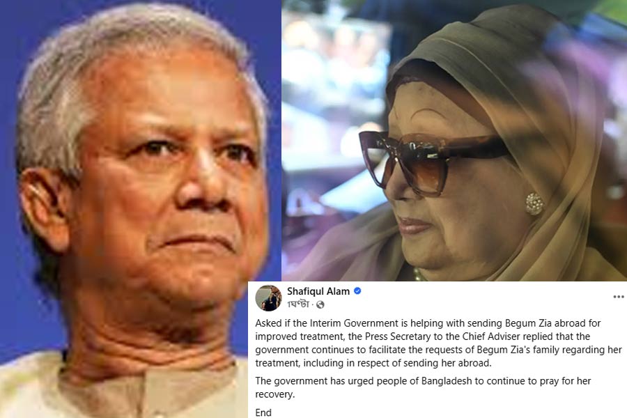 খালেদাকে চিকিৎসার জন্য বিদেশ পাঠাতে তৎপর ইউনুস সরকার, দাবি প্রেস সচিবের