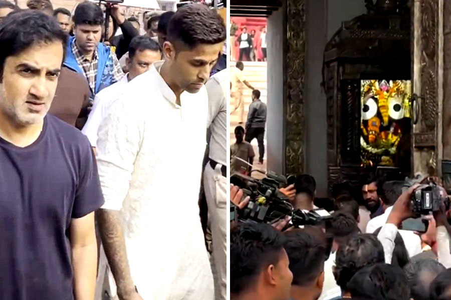 প্রথম টি-টোয়েন্টির আগে জগন্নাথ দর্শনে ভারতীয় দল, পুরীর মন্দিরে আশীর্বাদ প্রার্থনা সূর্য-গম্ভীরের