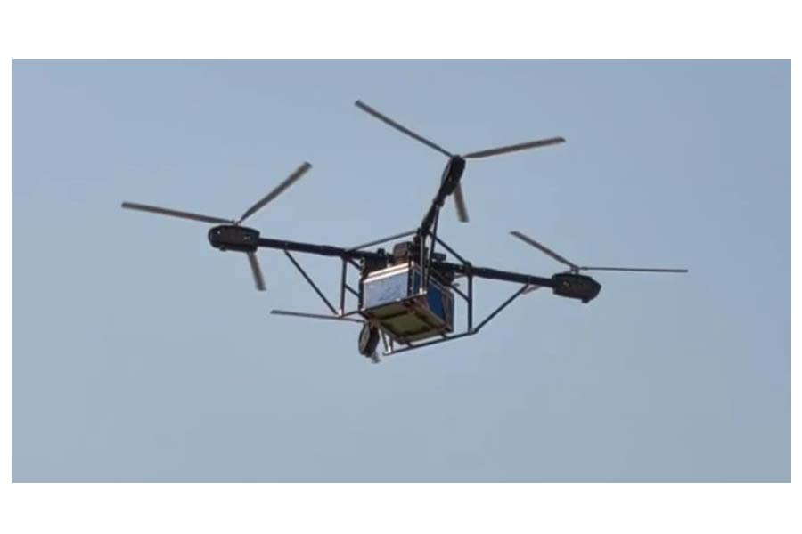 Successful cargo drone fish transport demo in Sundarbans