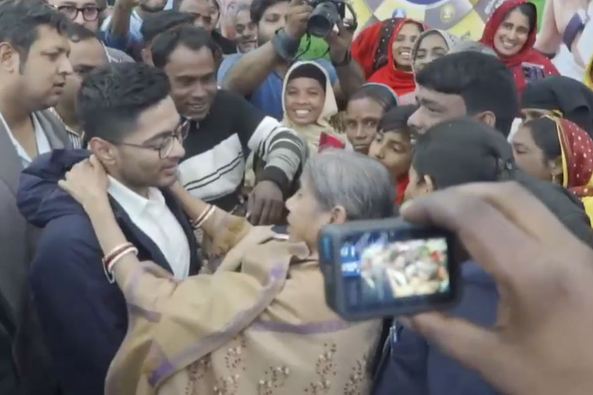 Abhishek Banerjee at Nandigram sebasray camp